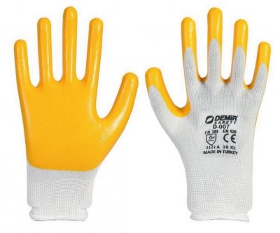 Nitril Eldiven Sarı D-007